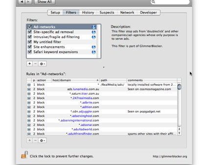 GlimmerBlocker — универсальный блокировщик рекламы
