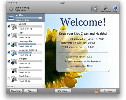 Чистка системы с CleanMyMac