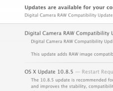 Вышла OS X 10.8.5